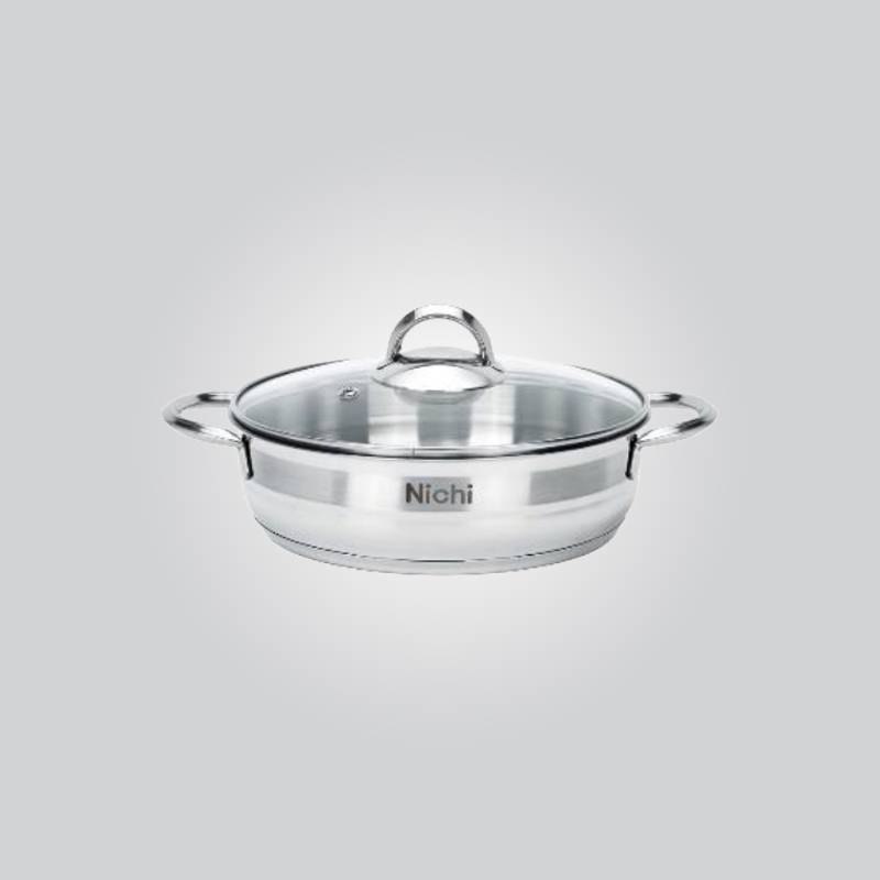 تابه دو دسته استیل نیچی سایز 20